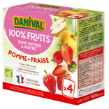 Poki Compote Pomme & Fraise Enfants
