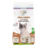 Croquettes Volaille Sans Céréale Chat adulte