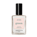 Milky White Green Nail Polish