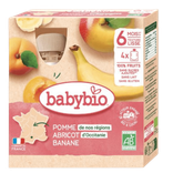 Gourdes Pomme Abricot Banane + 6 mois