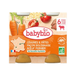 Légumes Pâtes Bolognaise Boeuf Fermier + 6 mois