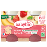 Petits Pots Banane Fraise dés 6 mois