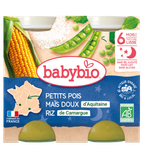 Petits Pois Maïs Riz de Camargue + 6 mois