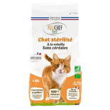 Croquettes Repas Complet Sans Céréale Chat sterilisé
