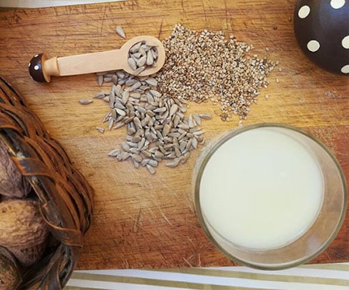 Lait à base de noix